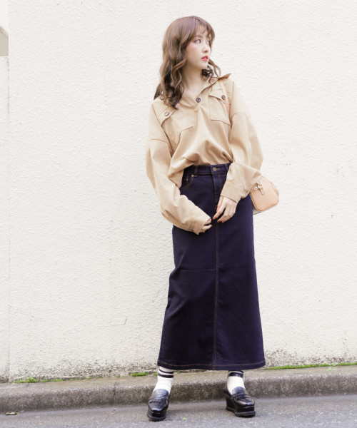 Heather（ヘザー）の「コーデュロイＢＩＧプルオーバー　 823241（シャツ/ブラウス・レディース・ホワイト/ベージュ/ピンク/グリーン/ベージュ系その他/ピンク系その他/ホワイト系その他・FREE）」の17枚目の写真