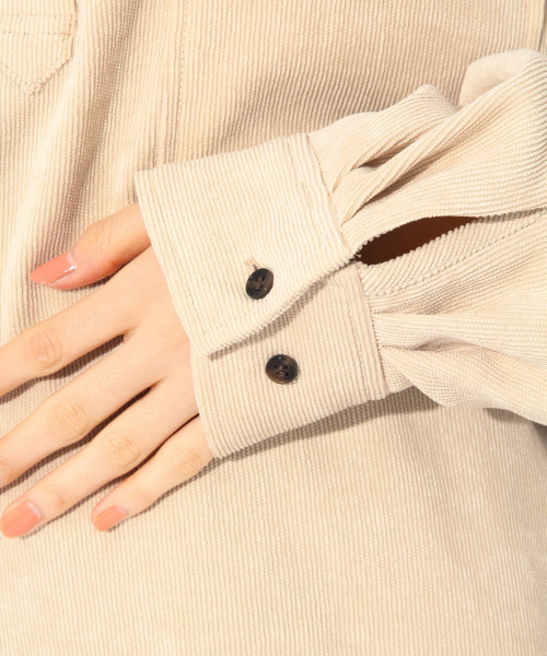 Heather（ヘザー）の「コーデュロイＢＩＧプルオーバー　 823241（シャツ/ブラウス・レディース・ホワイト/ベージュ/ピンク/グリーン/ベージュ系その他/ピンク系その他/ホワイト系その他・FREE）」の18枚目の写真