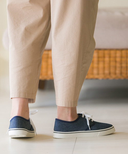 menue（メヌエ）の「シンプル デッキシューズ ローカット スニーカー（スニーカー・レディース・ブラック/ネイビー/グレー/ブルー/アイボリー/ブラック系その他・LL/3L/S/M/L/SS）」の14枚目の写真