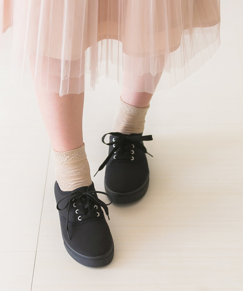 menue（メヌエ）の「シンプル デッキシューズ ローカット スニーカー（スニーカー・レディース・ブラック/ネイビー/グレー/ブルー/アイボリー/ブラック系その他・LL/3L/S/M/L/SS）」の18枚目の写真