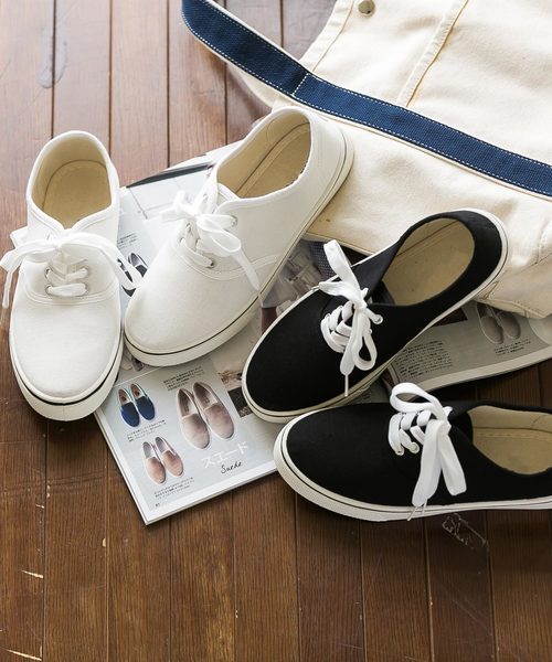 menue（メヌエ）の「シンプル デッキシューズ ローカット スニーカー（スニーカー・レディース・ブラック/ネイビー/グレー/ブルー/アイボリー/ブラック系その他・LL/3L/S/M/L/SS）」の11枚目の写真