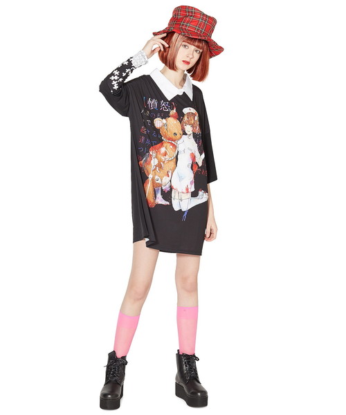ankoROCK(アンコロック)の「7つの大罪『憤怒』シャツ襟Tシャツ -メガビッグ-(Tシャツ/カットソー・メンズ・A・ONE SIZE)」の8枚目の写真