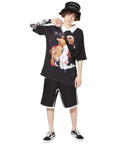 ankoROCK(アンコロック)の「7つの大罪『憤怒』シャツ襟Tシャツ -メガビッグ-(Tシャツ/カットソー・メンズ・A・ONE SIZE)」の6枚目の写真