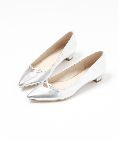 Vカットクロスパンプス パンプス Au パンプス セール シューズ Au Bannister オゥバニスター のファッション