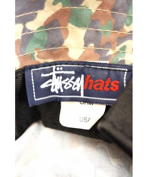 ブランド古着】90S OLD カモバケットハット（ハット）｜STUSSY