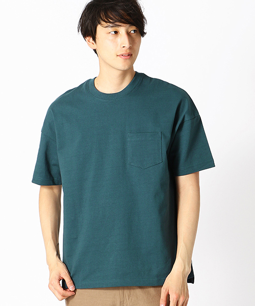 COMME CA ISM(コムサイズム)の「ポケット付 半袖 Tシャツ(Tシャツ/カットソー・メンズ・ホワイト/ネイビー/ターコイズブルー/イエロー・MEDIUM/LARGE/X-LARGE)」の14枚目の写真