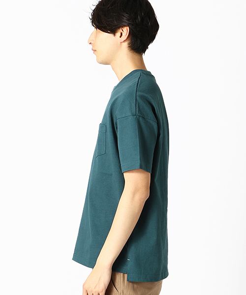 COMME CA ISM(コムサイズム)の「ポケット付 半袖 Tシャツ(Tシャツ/カットソー・メンズ・ホワイト/ネイビー/ターコイズブルー/イエロー・MEDIUM/LARGE/X-LARGE)」の8枚目の写真