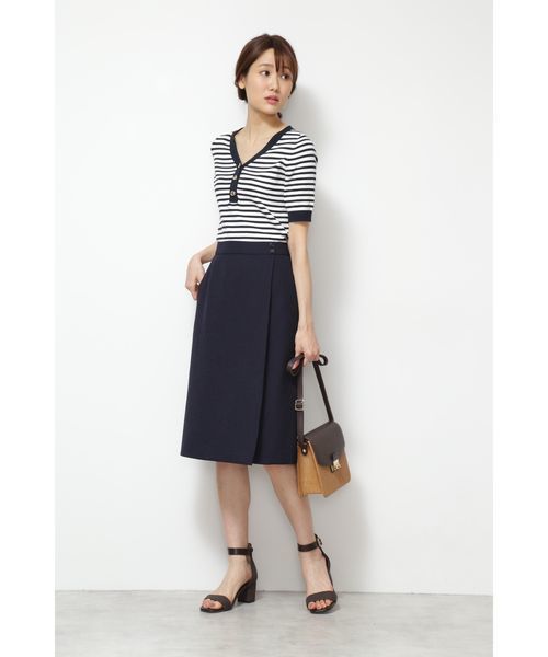 NATURAL BEAUTY BASIC（ナチュラルビューティーベーシック）の「バイカラーフラップショルダー（ショルダーバッグ・レディース・ブラウン/レッド・ﾌﾘ-）」の9枚目の写真