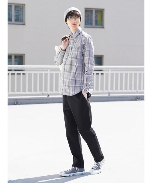 CRAFT STANDARD BOUTIQUE（クラフトスタンダードブティック）の「ツイルストレッチパンツ ☆○（チノパンツ・メンズ・ブラック/ベージュ/ネイビー/カーキ/サックスブルー/ブルー/杢グレー・LL/S/M/L）」の10枚目の写真