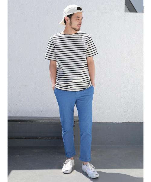 CRAFT STANDARD BOUTIQUE（クラフトスタンダードブティック）の「ツイルストレッチパンツ ☆○（チノパンツ・メンズ・ブラック/ベージュ/ネイビー/カーキ/サックスブルー/ブルー/杢グレー・LL/S/M/L）」の18枚目の写真