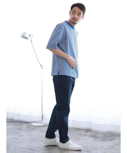 CRAFT STANDARD BOUTIQUE（クラフトスタンダードブティック）の「ツイルストレッチパンツ ☆○（チノパンツ・メンズ・ブラック/ベージュ/ネイビー/カーキ/サックスブルー/ブルー/杢グレー・LL/S/M/L）」の12枚目の写真