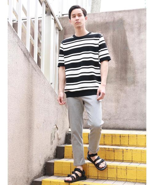 CRAFT STANDARD BOUTIQUE（クラフトスタンダードブティック）の「ツイルストレッチパンツ ☆○（チノパンツ・メンズ・ブラック/ベージュ/ネイビー/カーキ/サックスブルー/ブルー/杢グレー・LL/S/M/L）」の13枚目の写真