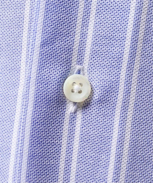 EDIFICE（エディフィス）の「カッタウェイ ハンソデ カラミ ストライプシャツ（シャツ/ブラウス・メンズ・ブルー・44/46/48）」の11枚目の写真
