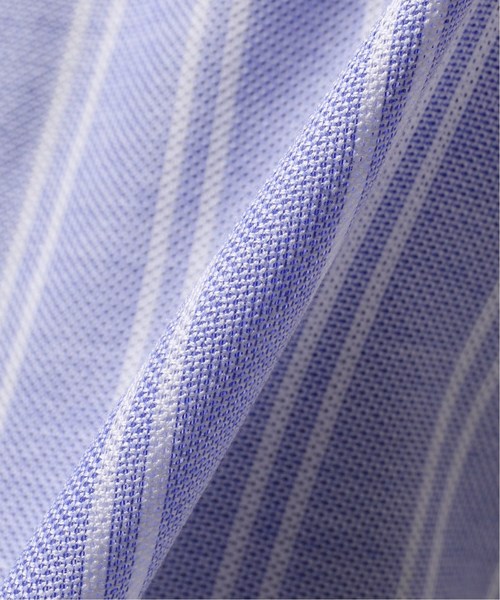 EDIFICE（エディフィス）の「カッタウェイ ハンソデ カラミ ストライプシャツ（シャツ/ブラウス・メンズ・ブルー・44/46/48）」の14枚目の写真