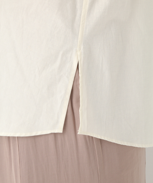 GLOBAL WORK(グローバルワーク)の「コットンリネンCPOシャツ/837592(シャツ/ブラウス・レディース・ベージュ/オフホワイト/カーキ・FREE)」の16枚目の写真