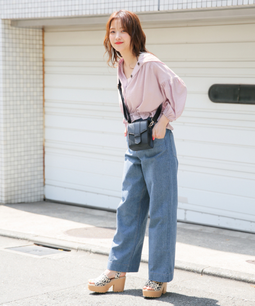 Heather（ヘザー）の「ボリュームフーディー/SS　841788（シャツ/ブラウス・レディース・アイボリー/パープル/ブラック/ベージュ・FREE）」の7枚目の写真