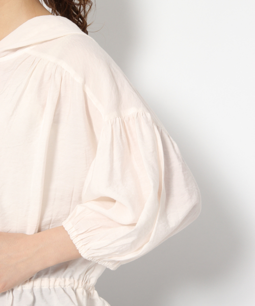 Heather（ヘザー）の「ボリュームフーディー/SS　841788（シャツ/ブラウス・レディース・アイボリー/パープル/ブラック/ベージュ・FREE）」の12枚目の写真