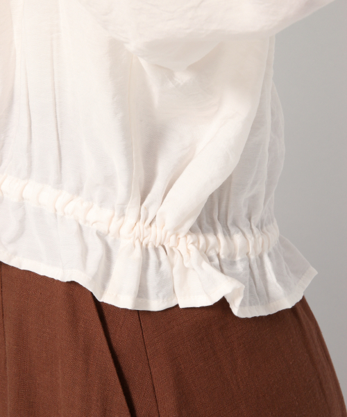 Heather（ヘザー）の「ボリュームフーディー/SS　841788（シャツ/ブラウス・レディース・アイボリー/パープル/ブラック/ベージュ・FREE）」の16枚目の写真