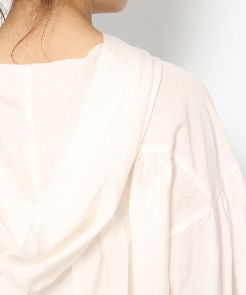 Heather（ヘザー）の「ボリュームフーディー/SS　841788（シャツ/ブラウス・レディース・アイボリー/パープル/ブラック/ベージュ・FREE）」の8枚目の写真