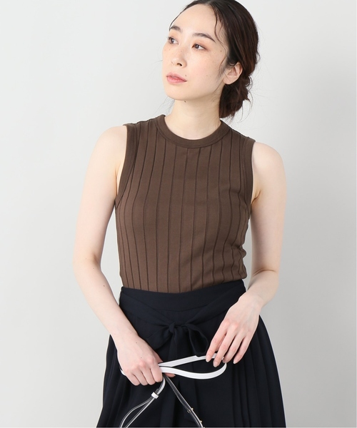 JOINT WORKS(ジョイントワークス)の「コットントタンテレコノースリT◆(Tシャツ/カットソー・レディース・ブラック/ホワイト/ブラウン・FREE)」の3枚目の写真