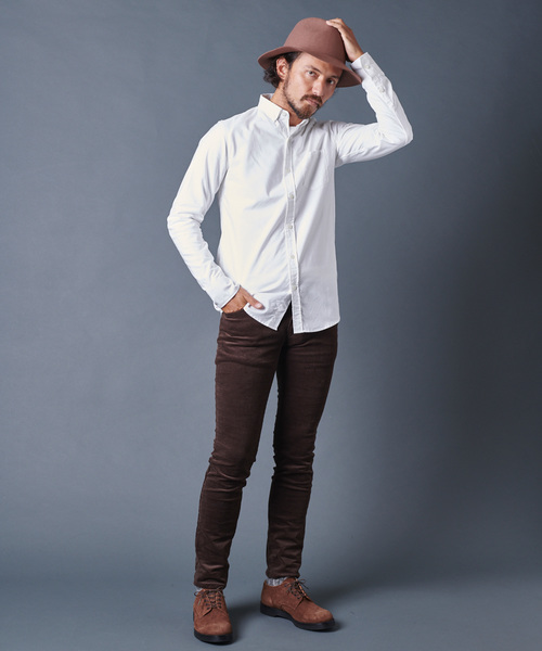 Magine（マージン）の「BROOKS OXFORD B.D SHIRTS L/S ブルックスオックスフォードボタンダウンシャツロングスリーブ（シャツ/ブラウス・メンズ・ホワイト/ブルー/ネイビー・44/46/48）」の8枚目の写真