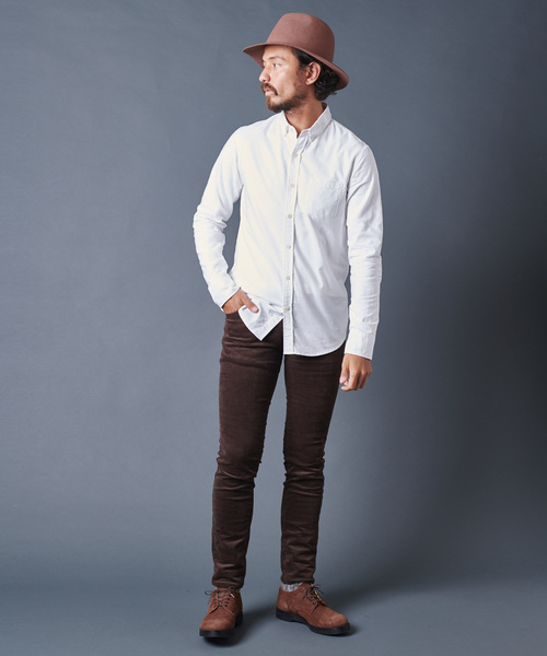 Magine（マージン）の「BROOKS OXFORD B.D SHIRTS L/S ブルックスオックスフォードボタンダウンシャツロングスリーブ（シャツ/ブラウス・メンズ・ホワイト/ブルー/ネイビー・44/46/48）」の9枚目の写真