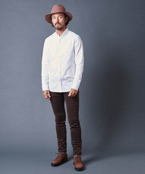 Magine（マージン）の「BROOKS OXFORD B.D SHIRTS L/S ブルックスオックスフォードボタンダウンシャツロングスリーブ（シャツ/ブラウス・メンズ・ホワイト/ブルー/ネイビー・44/46/48）」の10枚目の写真