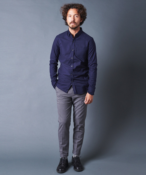 Magine（マージン）の「BROOKS OXFORD B.D SHIRTS L/S ブルックスオックスフォードボタンダウンシャツロングスリーブ（シャツ/ブラウス・メンズ・ホワイト/ブルー/ネイビー・44/46/48）」の11枚目の写真