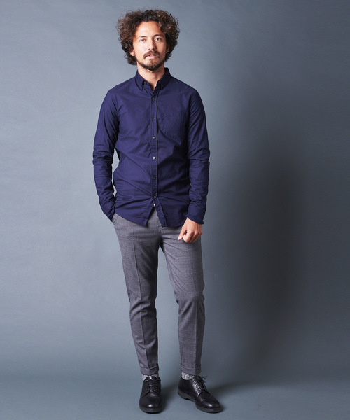 Magine（マージン）の「BROOKS OXFORD B.D SHIRTS L/S ブルックスオックスフォードボタンダウンシャツロングスリーブ（シャツ/ブラウス・メンズ・ホワイト/ブルー/ネイビー・44/46/48）」の13枚目の写真