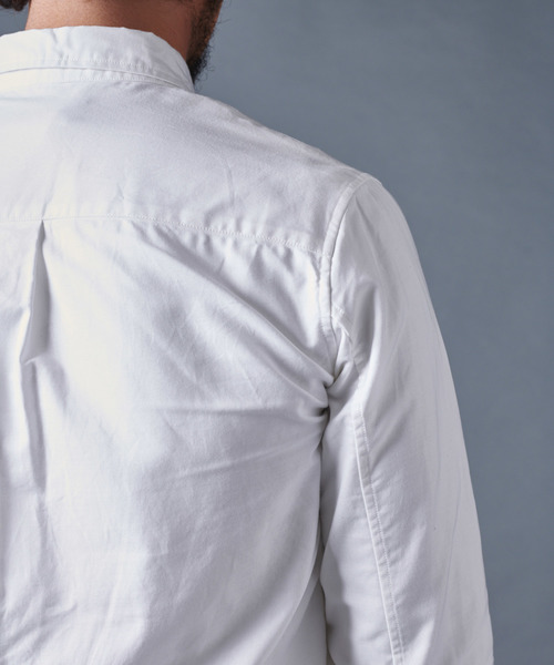 Magine（マージン）の「BROOKS OXFORD B.D SHIRTS L/S ブルックスオックスフォードボタンダウンシャツロングスリーブ（シャツ/ブラウス・メンズ・ホワイト/ブルー/ネイビー・44/46/48）」の21枚目の写真