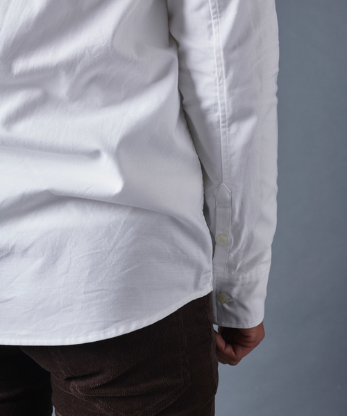 Magine（マージン）の「BROOKS OXFORD B.D SHIRTS L/S ブルックスオックスフォードボタンダウンシャツロングスリーブ（シャツ/ブラウス・メンズ・ホワイト/ブルー/ネイビー・44/46/48）」の22枚目の写真