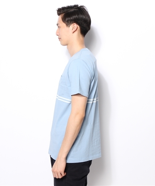 BEAMS(ビームス)の「○M.Nii / Double Overhead Stripe(Tシャツ/カットソー・メンズ・ライトブルー・MEDIUM/SMALL/X-SMALL)」の6枚目の写真