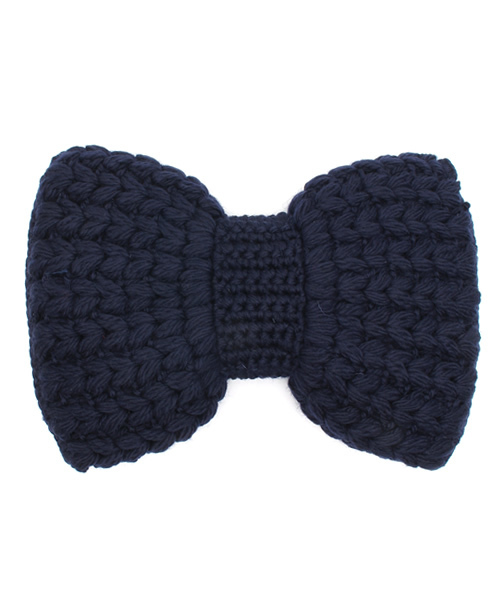 Ray BEAMS（レイビームス）の「bertini / ニットリボン 2WAY クラッチバッグ（クラッチバッグ・レディース・レッド/ネイビー・ONE SIZE）」の5枚目の写真