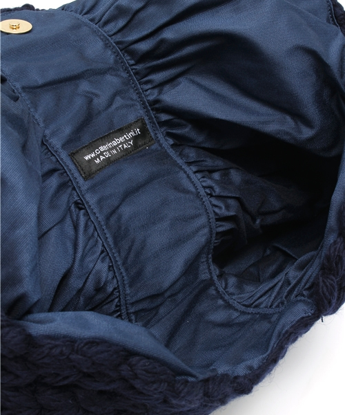 Ray BEAMS（レイビームス）の「bertini / ニットリボン 2WAY クラッチバッグ（クラッチバッグ・レディース・レッド/ネイビー・ONE SIZE）」の9枚目の写真