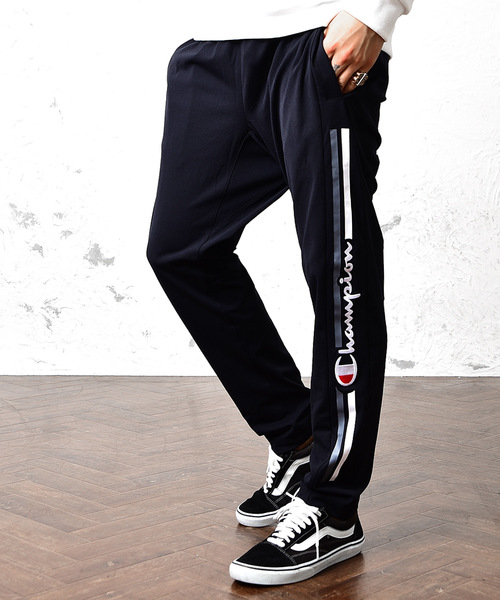 Champion(チャンピオン)の「【Champion】チャンピオン/ロングパンツ 【セットアップ対象商品あり:47988799】(その他パンツ・メンズ・ブラック/パープル/ネイビー/グレー系その他・M/L/XL)」の2枚目の写真