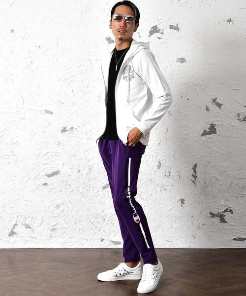 Champion(チャンピオン)の「【Champion】チャンピオン/ロングパンツ 【セットアップ対象商品あり:47988799】(その他パンツ・メンズ・ブラック/パープル/ネイビー/グレー系その他・M/L/XL)」の11枚目の写真