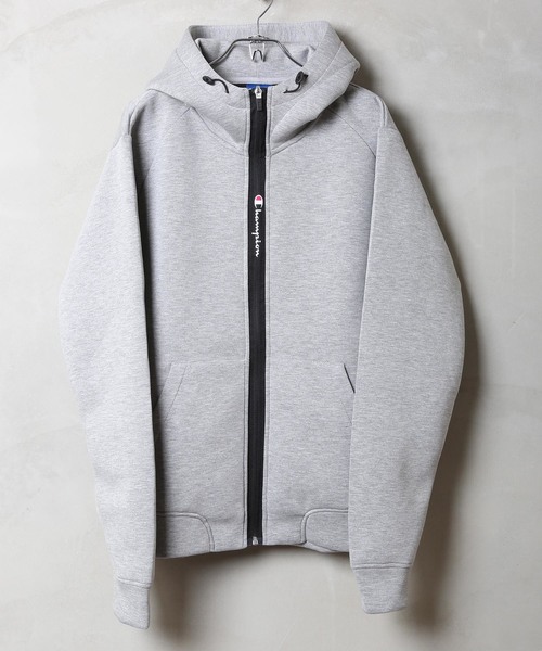 Champion(チャンピオン)の「【CHAMPION/チャンピオン】ボンディングスプリクトロゴZIPパーカー C3-QS107 通気性に優れた3層構造 ストレッチ素材(パーカー・メンズ・ブラック/パープル/ネイビー/杢グレー・MEDIUM/LARGE/X-LARGE)」の12枚目の写真