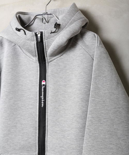 Champion(チャンピオン)の「【CHAMPION/チャンピオン】ボンディングスプリクトロゴZIPパーカー C3-QS107 通気性に優れた3層構造 ストレッチ素材(パーカー・メンズ・ブラック/パープル/ネイビー/杢グレー・MEDIUM/LARGE/X-LARGE)」の13枚目の写真