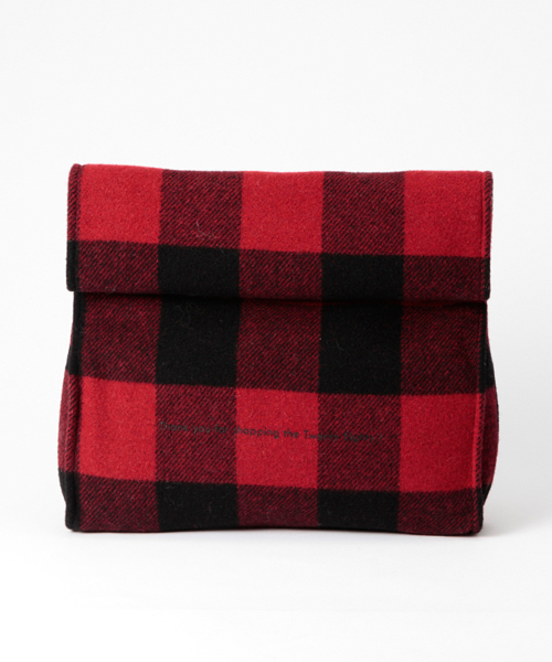 Ray BEAMS（レイビームス）の「20/80 / チェック スモール クラッチバッグ（クラッチバッグ・レディース・ホワイト/レッド・ONE SIZE）」の11枚目の写真