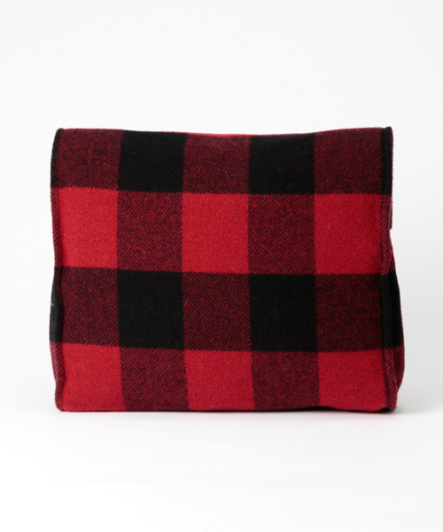 Ray BEAMS（レイビームス）の「20/80 / チェック スモール クラッチバッグ（クラッチバッグ・レディース・ホワイト/レッド・ONE SIZE）」の12枚目の写真