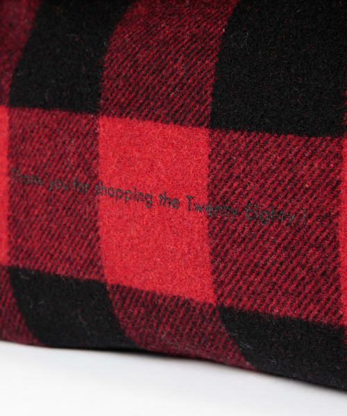 Ray BEAMS（レイビームス）の「20/80 / チェック スモール クラッチバッグ（クラッチバッグ・レディース・ホワイト/レッド・ONE SIZE）」の8枚目の写真