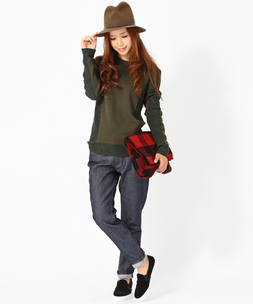 Ray BEAMS（レイビームス）の「20/80 / チェック スモール クラッチバッグ（クラッチバッグ・レディース・ホワイト/レッド・ONE SIZE）」の3枚目の写真