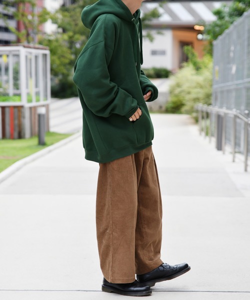 kutir（クティール）の「スクエアロゴウラキモウパーカー（パーカー・メンズ・ブラック/ダークブラウン/グリーン・MEDIUM/LARGE）」の18枚目の写真