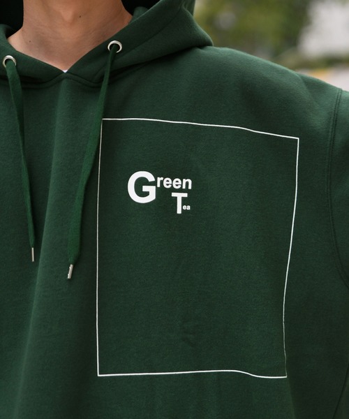 kutir（クティール）の「スクエアロゴウラキモウパーカー（パーカー・メンズ・ブラック/ダークブラウン/グリーン・MEDIUM/LARGE）」の5枚目の写真