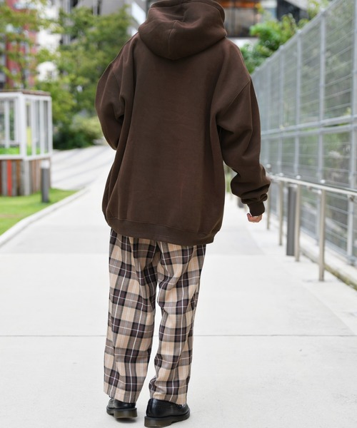 kutir（クティール）の「スクエアロゴウラキモウパーカー（パーカー・メンズ・ブラック/ダークブラウン/グリーン・MEDIUM/LARGE）」の17枚目の写真