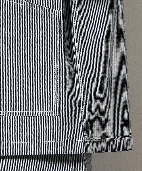 Purple&Yellow（パープルアンドイエロー）の「ノーカラー カバーオール