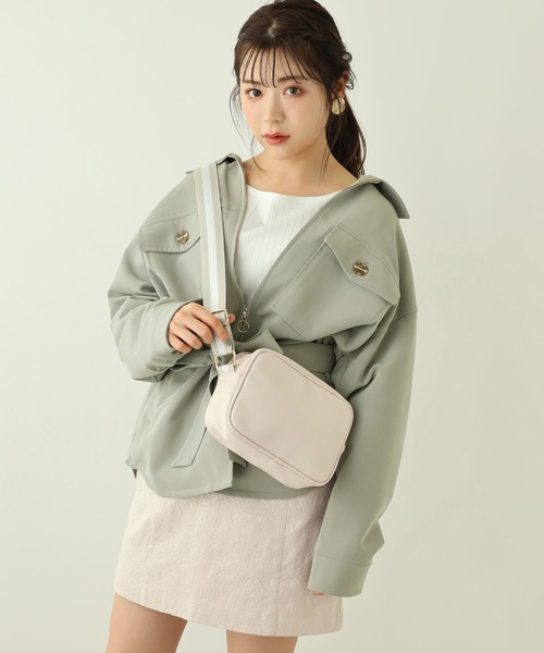 one after another NICE CLAUP（ワンアフターアナザーナイスクラップ）の「ビスチェ２枚セットリブトップス（アンサンブル・レディース・グレイッシュベージュ/サックスブルー/ベージュ/アイボリー・FREE）」の22枚目の写真