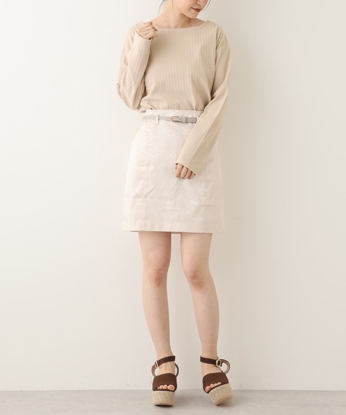 one after another NICE CLAUP（ワンアフターアナザーナイスクラップ）の「ビスチェ２枚セットリブトップス（アンサンブル・レディース・グレイッシュベージュ/サックスブルー/ベージュ/アイボリー・FREE）」の21枚目の写真