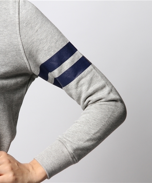 ROSE BUD(ローズバッド)の「LCTT-14226 STAR CHENILLE EMB L/S P/O(スウェット・レディース・ミックスグレー/ネイビー・ONE SIZE)」の5枚目の写真