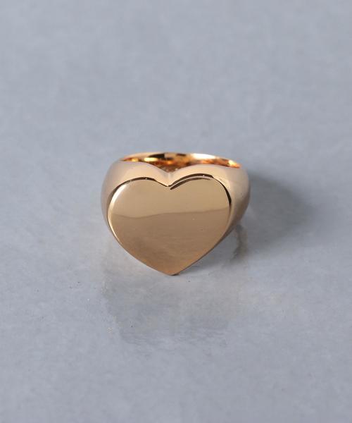 NUMBERING（ナンバリング）の「＜NUMBERING（ナンバリング）＞HEART リング　（リング・レディース・ゴールド・FREE）」の6枚目の写真